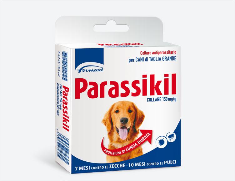Parassikil Collare 150 Mgg Collare Antiparassitario Per Cani Di